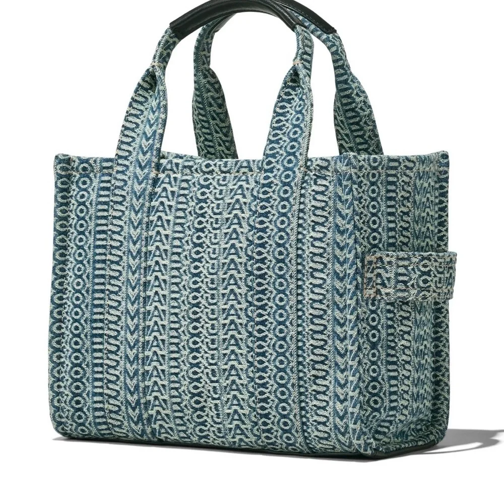Marc Jacobs The Washed Monogramed Denim Tote - Picture 10 of 10